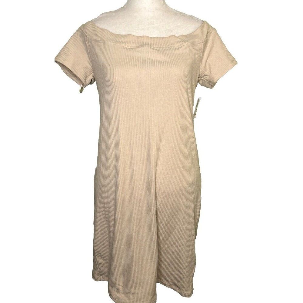 Old Navy Womens Dress Size Large bodycon ribbed FLAW makeup spot at top